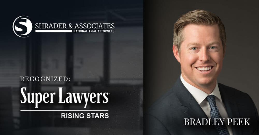 Super Lawyers® Rising Stars Recognizes Attorney Bradley Peek in 2021 Edition